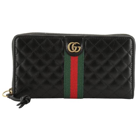 gucci ophidia leather wallet|Gucci zip around wallet men's.